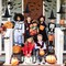 W-Plus Halloween Decorations Witch Hats – 8 Pack Black Hanging Witches Hats with 32 PCS 3D Bats, Indoor/Outdoor Halloween Decor & Witch Costume Accessories for Party Decoration